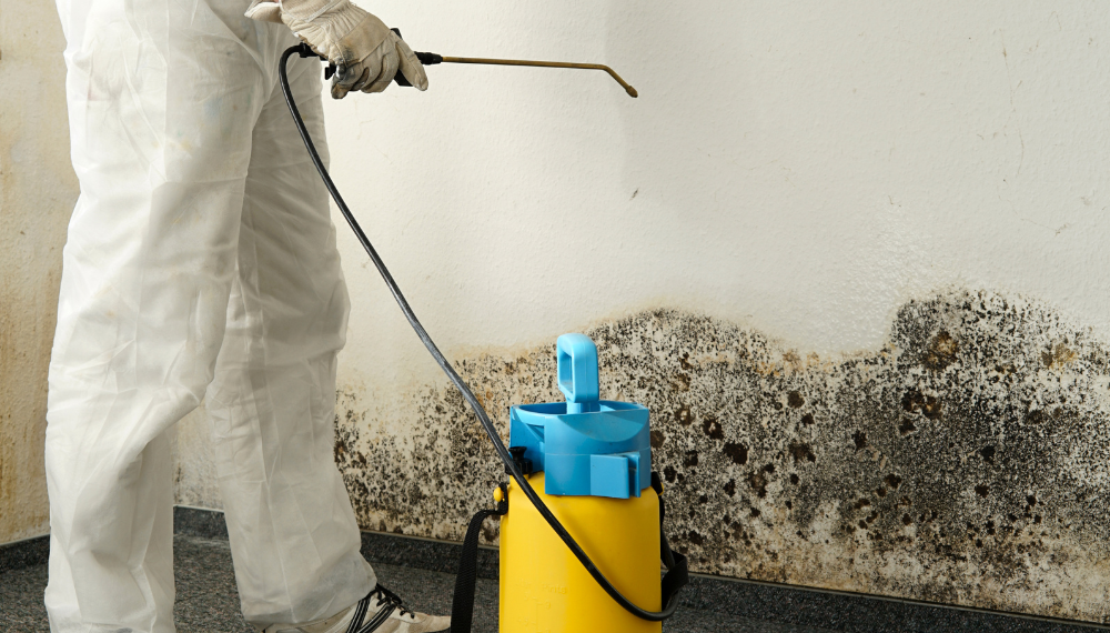 testing and spraying for mold remediation