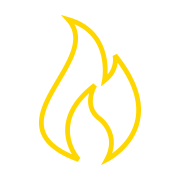 fire damage logo